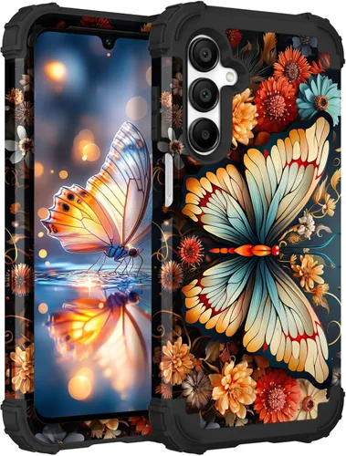 Miniatura 119 de Hocase Funda para Galaxy A37 5G, protección resistente a prueba de golpes, parachoques de goma de silicona suave+funda protectora híbrida