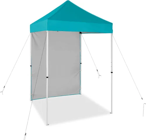 Miniatura 24 de EAGLE PEAK Toldo instantáneo de 5 x 5 con paneles de pared de 4 lados, pequeña tienda de campaña portátil desplegable con bolsa de transporte
