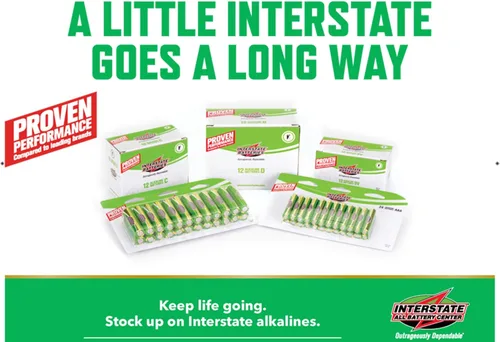 Miniatura 6 de Interstate Batteries Batería alcalina C Cell (12 unidades) Baterías multiusos de alto rendimiento de 1.5 V - Workaholic (DRY0080)