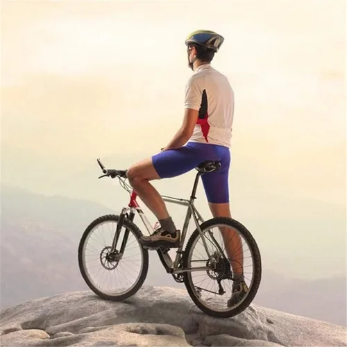Miniatura 7 de ZHIQIU - Sillín cómodo para bicicleta de montaña o de carretera, para ciclismo exterior o interior.