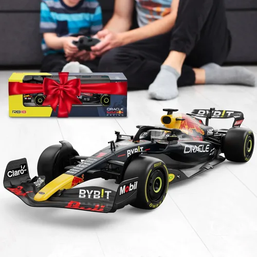 Miniatura 7 de Voltz Toys Auténtico auto de control remoto RedBull Rb18 1:12 F1 con licencia - Serie de autos RC de la colección F1 para niños y adultos - Auto RC