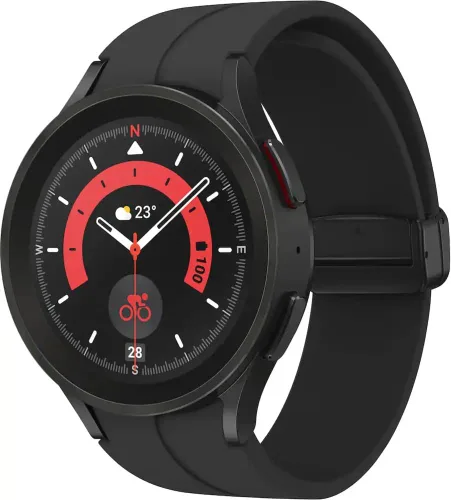 Miniatura 6 de Samsung Galaxy Watch 5 Pro de 45mm Reloj Inteligente Bluetooth, Cuerpo, Salud, Fitness, Sueño, Monitor de Ritmo Cardíaco, Batería Mejorada, Cristal