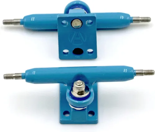 Miniatura 4 de A1 Pro Fingerboard Trucks 36 mm 34 mm 32 mm con nueva base y copa de pivote (32 mm Azul bebé)