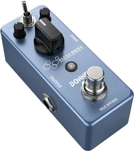 Miniatura 11 de Donner pedal gigante de guitarra de metal, aumenta el efecto de distorsión, 3 modos