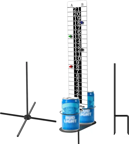 Waybelive Marcador magnético de metal con soportes para bebidas, dos formas de instalación, se puede colocar tanto en un lugar plano o irregular,