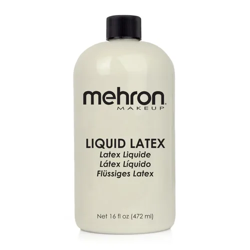 Miniatura 15 de Mehron - Látex líquido para maquillaje Maquillaje SFX Halloween Pegamento de látex para la piel Pegamento para prótesis 9 fl oz (266 ml)