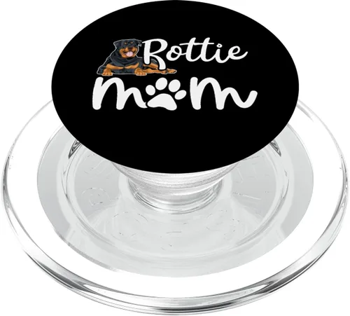 Rottie Mom Gift Rottweiler Mom para amantes de los perros, accesorio de teléfono, PopSockets, agarre y soporte para teléfonos y tabletas, PopSockets