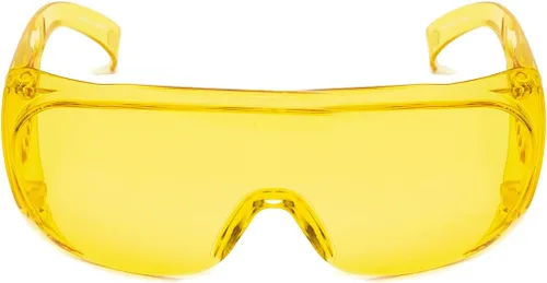 Miniatura 2 de Calabria 1003 - Gafas de seguridad de ajuste grande para hombres y mujeres, para hombres y mujeres, envolventes, tintados, antiniebla, arañazos