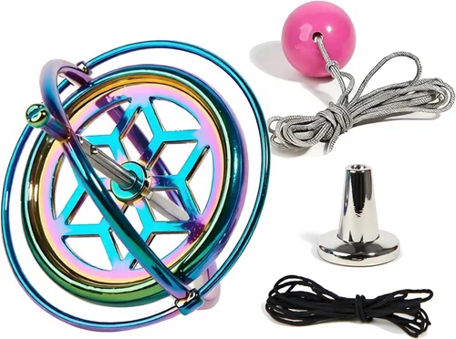 Miniatura 9 de Joytech Giroscopio de precisión de metal antigravedad, juguete de equilibrio giratorio, regalo educativo AG002