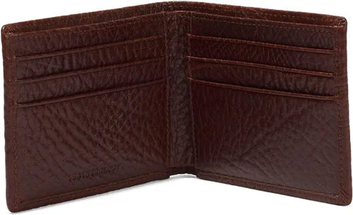 Miniatura 5 de Leatherology Espresso - Cartera plegable delgada para hombre RFID disponible