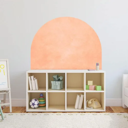 Miniatura 4 de Uonlytech Calcomanía de pared con diseño geométrico de arco para despegar y pegar, papel tapiz decorativo moderno para sala de estar, dormitorio