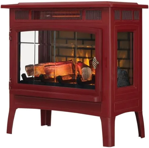 Miniatura 11 de duraflame Estufa Calentador de Chimenea Eléctrica Independiente con Efecto de Llama 3D para 1,000 Pies Cuadrados Canela