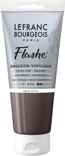 Miniatura 19 de Lefranc Bourgeois Flashe - Pintura de vinilo, tubo de 2.7 onzas, color blanco