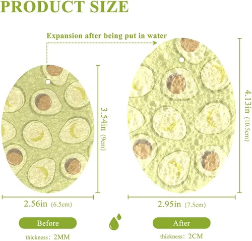 Miniatura 2 de Esponjas de cocina para lavar platos, esponjas de cocina para el hogar, esponja absorbente y reutilizable para lavar platos