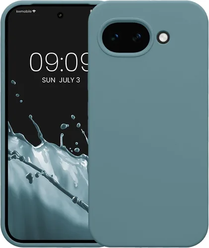 Miniatura 429 de kwmobile Funda Compatible con Google Pixel 6 Pro - Funda de teléfono de silicona TPU con acabado suave - Azul Arrecife