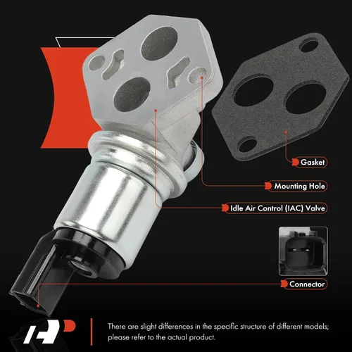 Miniatura 3 de A-Premium Válvula de control de aire de ralentí de inyección de combustible compatible con Suzuki Aerio 2002-2003, Esteem 1999-2002, Sidekick