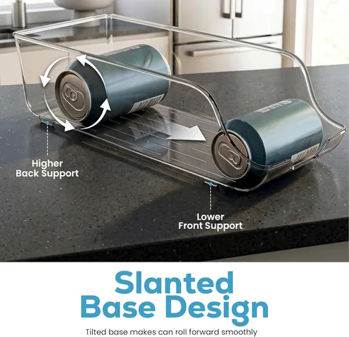Miniatura 7 de Utopia Kitchen Organizador y dispensador de latas de soda para refrigerador/despensa, organizador de almacenamiento de latas duradero