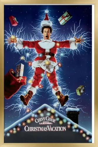 Miniatura 14 de National Lampoon's Christmas Vacation - Póster de pared de una hoja, 34 pulgadas de largo x 22.4 pulgadas de ancho, versión enmarcada en negro