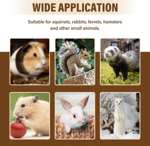 Miniatura 7 de Arnés y correa para ratas, 3 unidades, chaleco para caminar de animales pequeños, correa de cuerda de tracción ajustable para ardilla, jerbo, rata