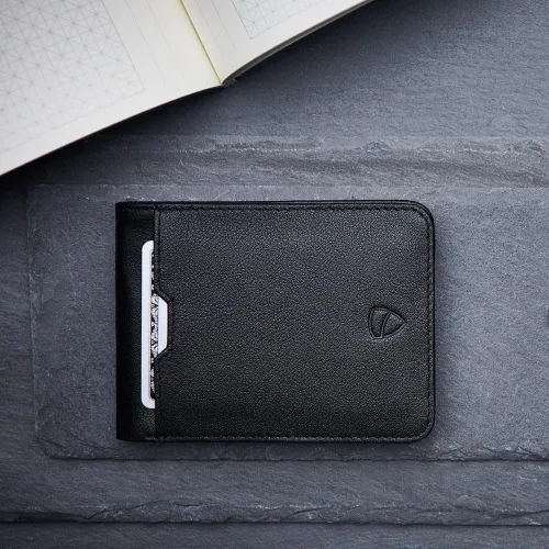 Miniatura 2 de Vaultskin MANHATTAN - Cartera delgada y minimalista plegable y soporte para tarjetas de crédito con bloqueo RFID e ideal para bolsillo frontal