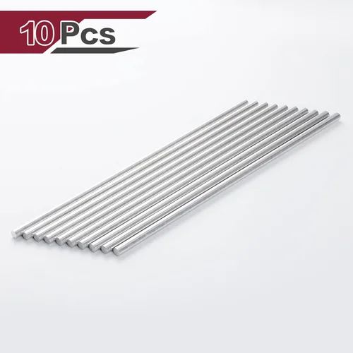 Miniatura 3 de Varilla redonda de aluminio 6061 de 3/8 pulgadas de diámetro, 13 pulgadas de largo, T6511, extruida, 0.375 pulgadas de diámetro