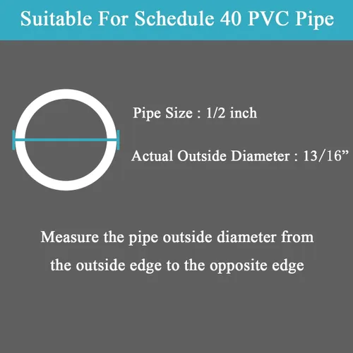 Miniatura 3 de CozyCabin Divisor de PVC de 1/2 pulgada con boquilla de niebla de latón (paquete de 10)