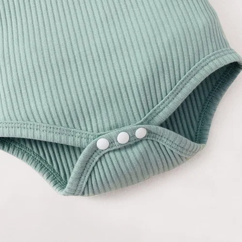 Miniatura 8 de Conjunto de ropa para bebé recién nacido, mameluco con pantalón floral, ropa de algodón para niñas