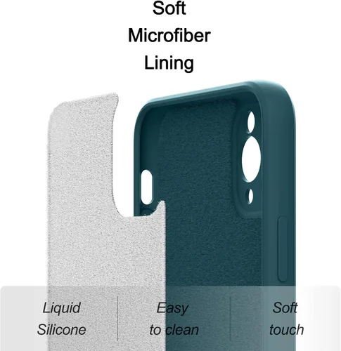 Miniatura 5 de Funda para Samsung Galaxy S22, funda delgada de silicona líquida, a prueba de golpes, funda delgada para teléfono Galaxy S22 5G, funda protectora