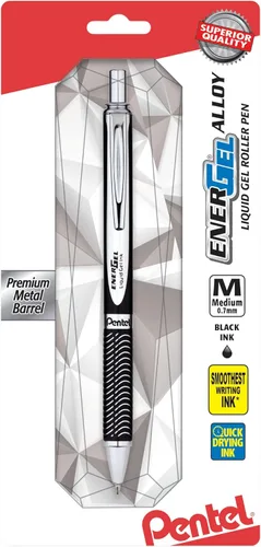 Miniatura 11 de Lapicero de gel líquido Pentel EnerGel de aleación RT premium, Violeta