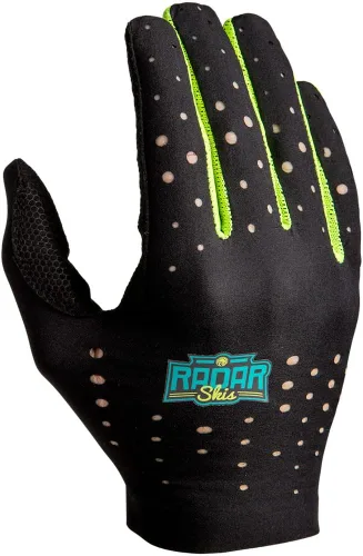 Miniatura 3 de Radar Men's Range Water Sports Gloves - Amara Grip Palm, Perforated Nylon Backhand, Thumb Bumper Protection, Lightweight Stretch Fit Design