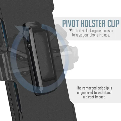 Miniatura 9 de Customerfirst for for Boost Mobile Celero 5G+ Plus 2023, funda resistente a prueba de golpes con funda de clip para cinturón con protector