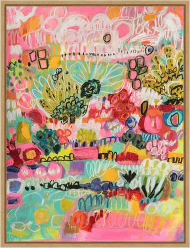 Miniatura 13 de Amanti Art Karen Fields - Lienzo enmarcado para pared, 24 x 18 pulgadas, jardín bohemio III por Karen Fields, lienzo enmarcado para pared, arte