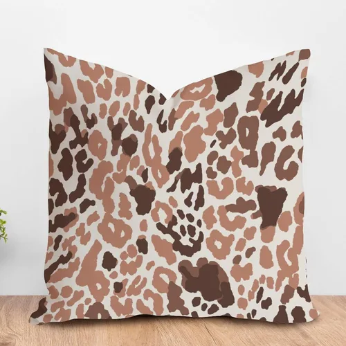 Miniatura 53 de ArogGeld Funda de almohada para sofá, guepardo y leopardo, estampado de leopardo, funda de cojín decorativa de granja para sala de estar
