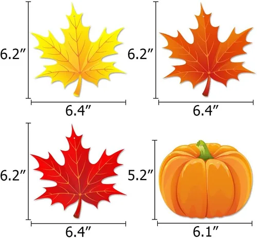 Miniatura 4 de Decoraciones colgantes de remolinos de Acción de Gracias, suministros de fiesta temática de otoño de calabaza y hoja de arce, no requiere bricolaje