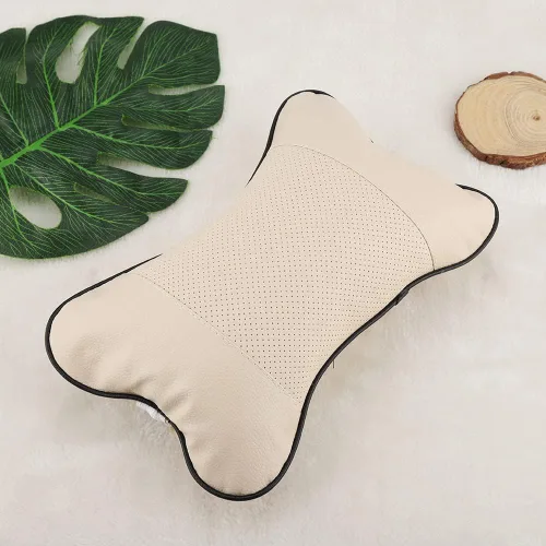 Miniatura 6 de FTVOGUE Almohada de cuello de coche suave asiento auto reposacabezas transpirable cojín de apoyo (01)