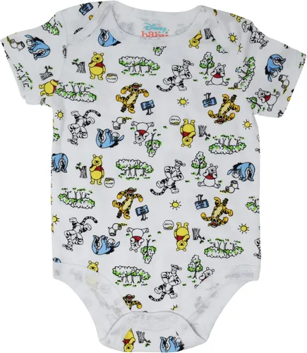 Miniatura 4 de Disney Mickey Mouse Lion King Winnie the Pooh Pixar Toy Story Buscando a Nemo Baby Paquete de 5 mamelucos para recién nacido a bebé