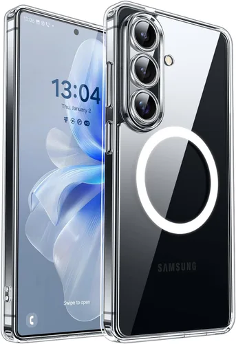 Miniatura 69 de CANSHN Funda diseñada para Samsung Galaxy A16-5G [protección completa de la cámara] [compatible con Magsafe] funda protectora trasera translúcida