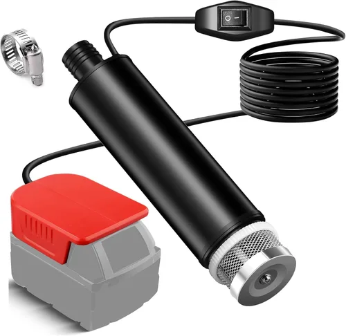 Miniatura 9 de Bomba de agua para Makita Battery 18V LXT, bomba sumergible portátil, pequeña bomba eléctrica inalámbrica de transferencia de agua de 500 GPH