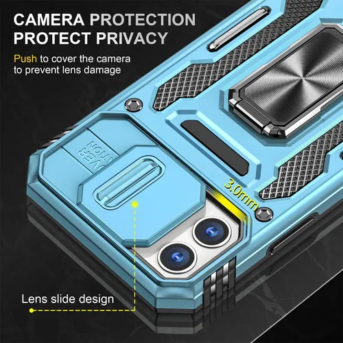 Miniatura 61 de Funda para iPhone 13 Pro con funda para cámara, con soporte de anillo para soporte, con función de montaje magnético para automóvil, para iPhone 13