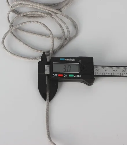 Miniatura 3 de Cordón de algodón trenzado de 0.11 pulgadas x 109 yardas, cuerda de algodón para macramé natural, estilo bohemio, para colgar plantas hechas a mano