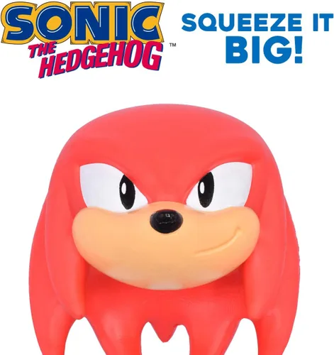 Miniatura 4 de Just Toys Sonic The Hedgehog Mega SquishMe – Knuckles Squishy con Licencia Oficial, Espuma de Elevación Lenta – 6″ - Sonic, Knuckles, Tails, Amy