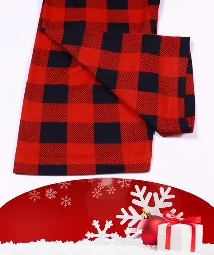 Miniatura 6 de Boboking Pijamas de Navidad para parejas, ropa de dormir suave de 2 piezas para mujeres y hombres