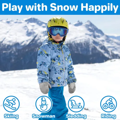 Miniatura 21 de QikQik Guantes de invierno impermeables para niños pequeños - Guantes de nieve para bebés