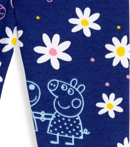 Miniatura 7 de Peppa Pig Conjunto de sudadera con capucha y leggings de forro polar para niñas pequeñas y grandes