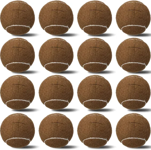 Treela Paquete de 16 pelotas de tenis precortadas para sillas, pelotas antideslizantes para patas de goma, cubiertas de tenis para muebles, patas y