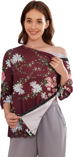 Miniatura 18 de Camisetas Deyeek para Mujeres Después de Cirugía de Hombro Desmontables Mangas 3/4 Tops para Después de Cirugía de Manguito Rotador Ropa Adaptativa