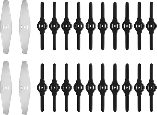 Miniatura 9 de Cuchilla de repuesto inalámbrica de 5 piezas, cortador de cepillo, cuchilla para recortadora de césped eléctrica, accesorios para cortacésped 5pzas