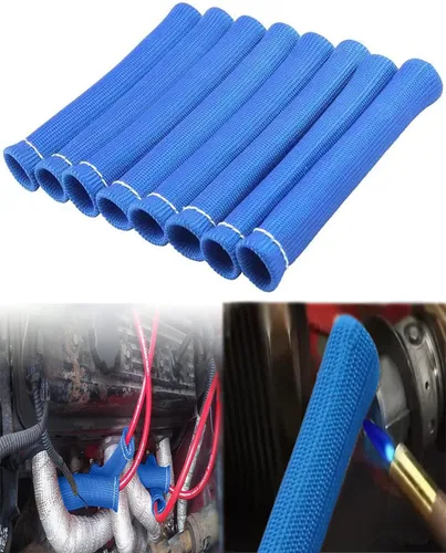 Miniatura 13 de Protector de Botas de Cable de Bujía - 8 PIEZAS 2500° Protector Térmico de Cable de Bujía, Funda de Protección Térmica de Bujía de 6 Pulgadas
