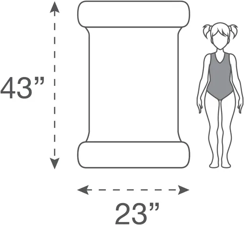 Miniatura 4 de Rae Dunn x CocoNut Float - Flotador de hamaca para niños, tamaño infantil, inflable, flotador de silla de montar y silla de descanso, versátil