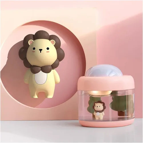 Miniatura 7 de Humidificadores para dormitorio, lámpara de proyección, humidificador de aire inalámbrico, batería de 2000 mAh, proyector recargable, humidificador